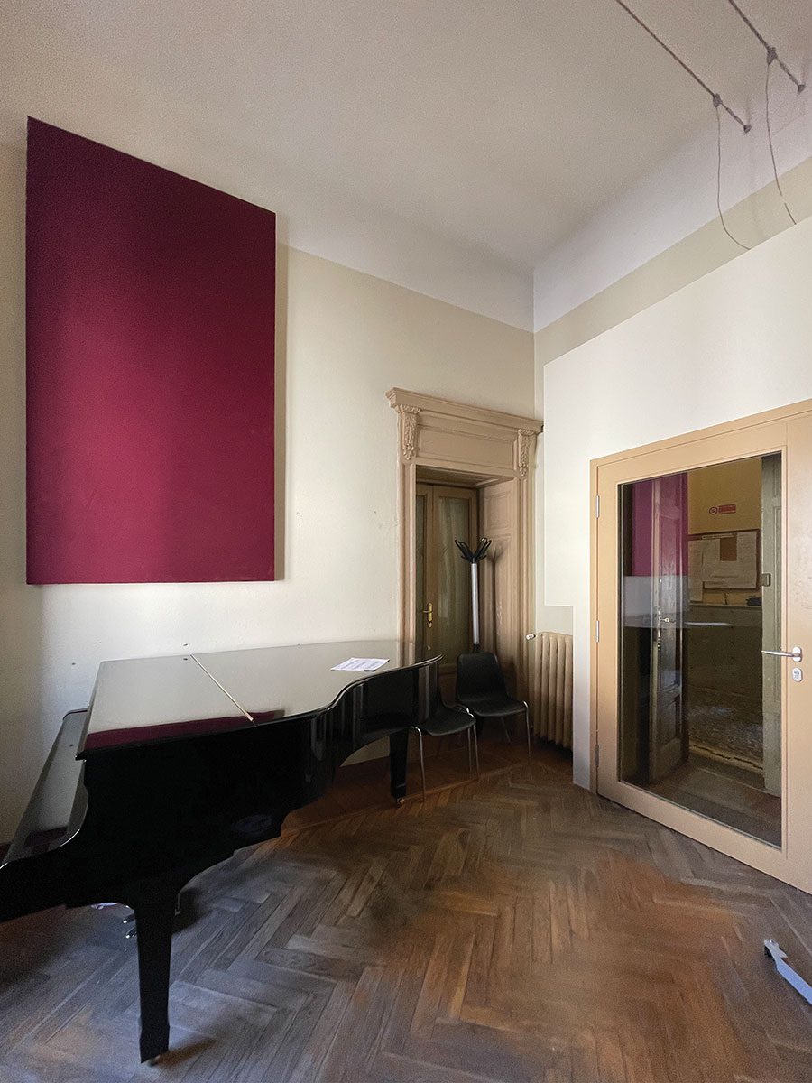Conservatorio di Musica Giacomo Puccini Gallarate (VA) – Intervento acustico nelle aule musicali